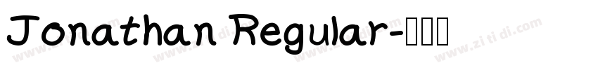 Jonathan Regular字体转换